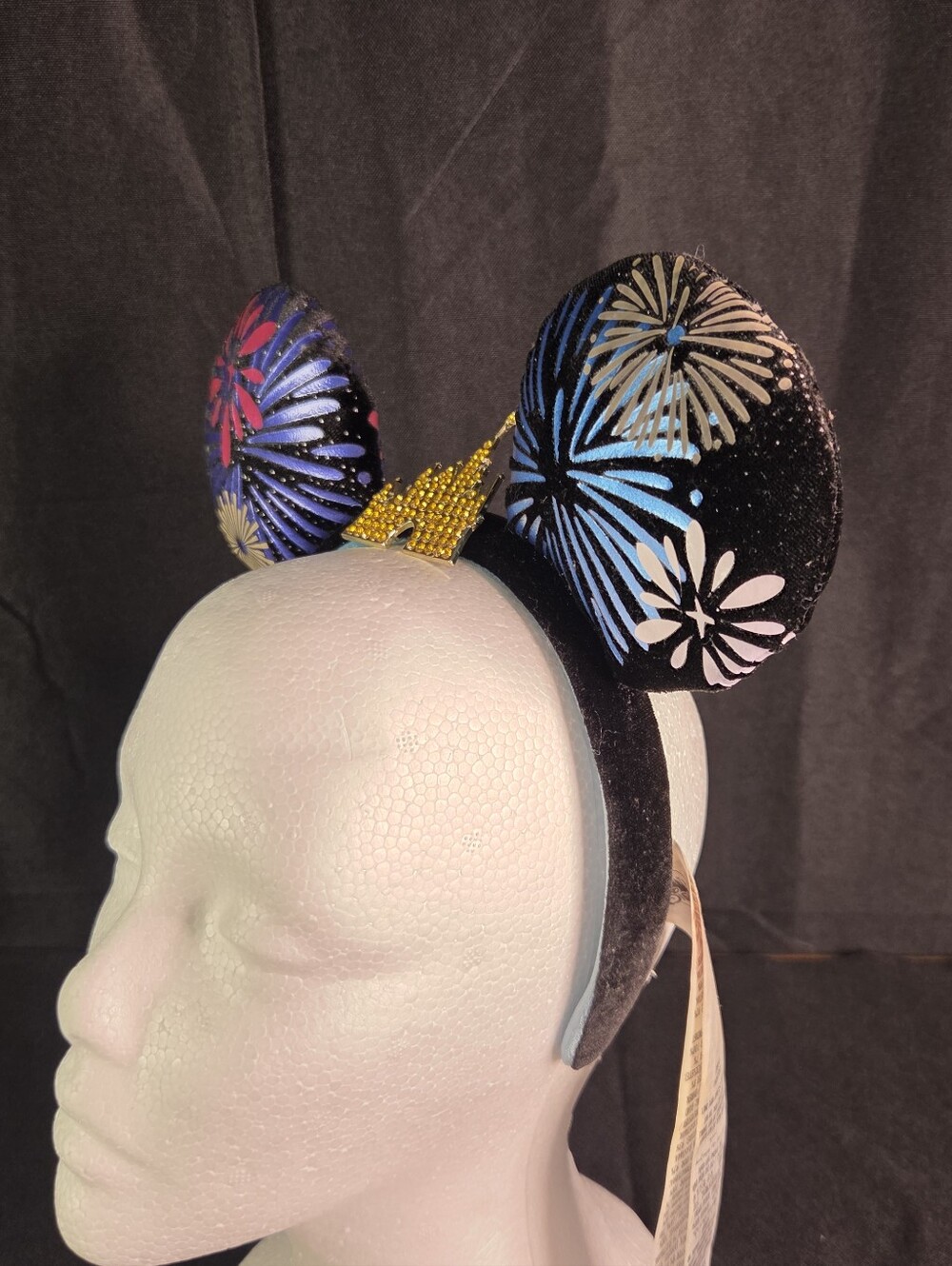 Like New! Disney Mickey Mouse The Main Attraction Ear Headband Cinderella Castle - Picture 2 of 7
